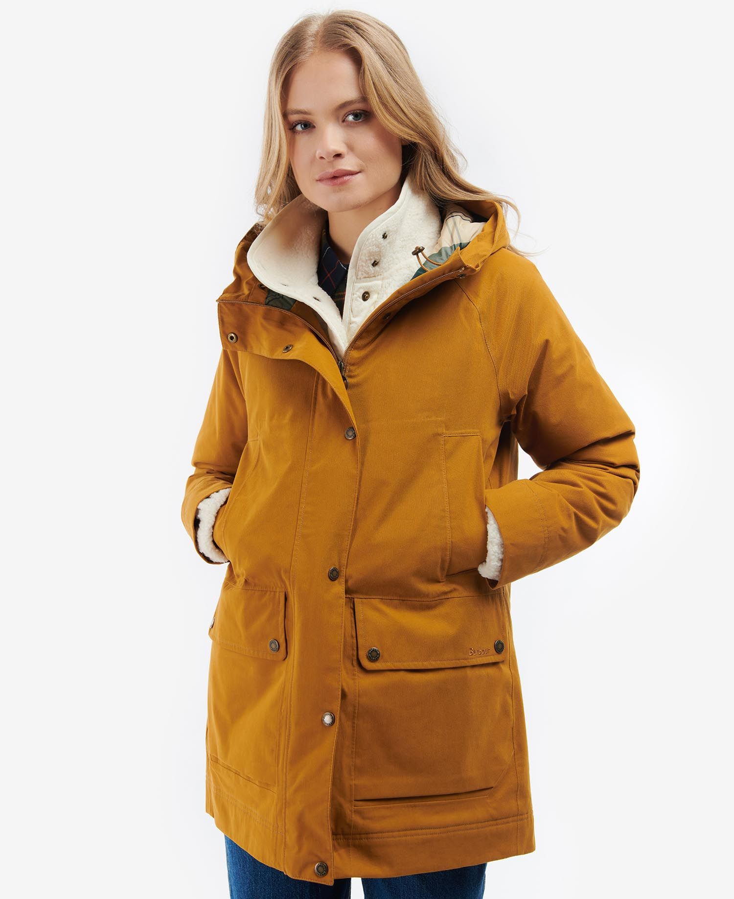 Barbour Winter Beadnell Women\'s Waterproof Jackets Orange | 890631-TZR