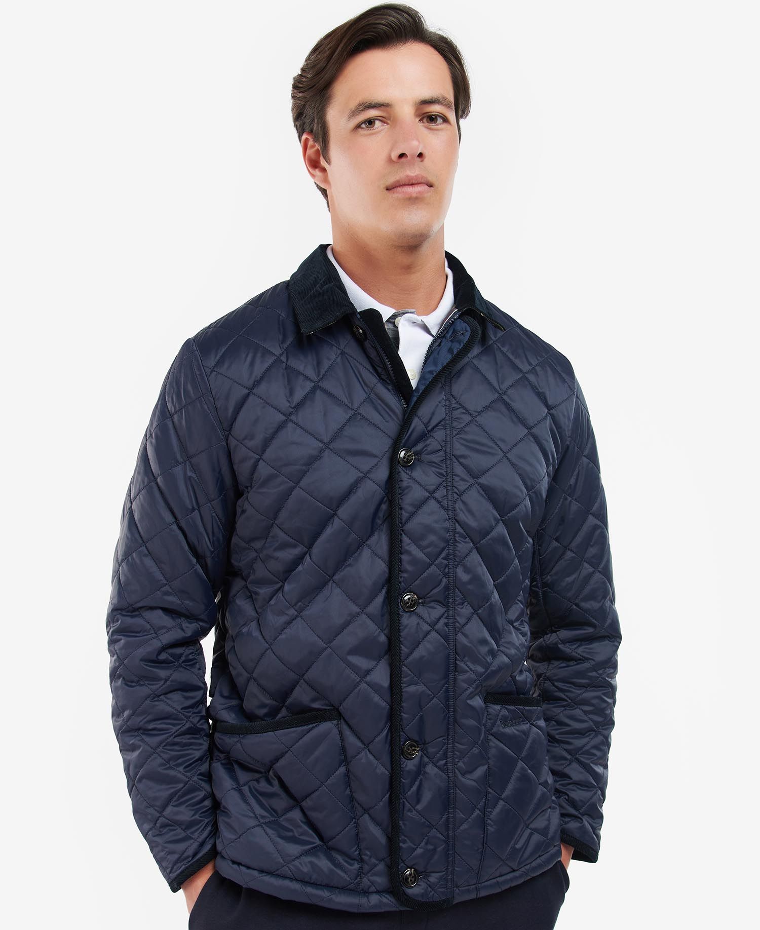 Barbour Winter Liddesdale Men\'s Quilted Jackets Black | 798241-LRD