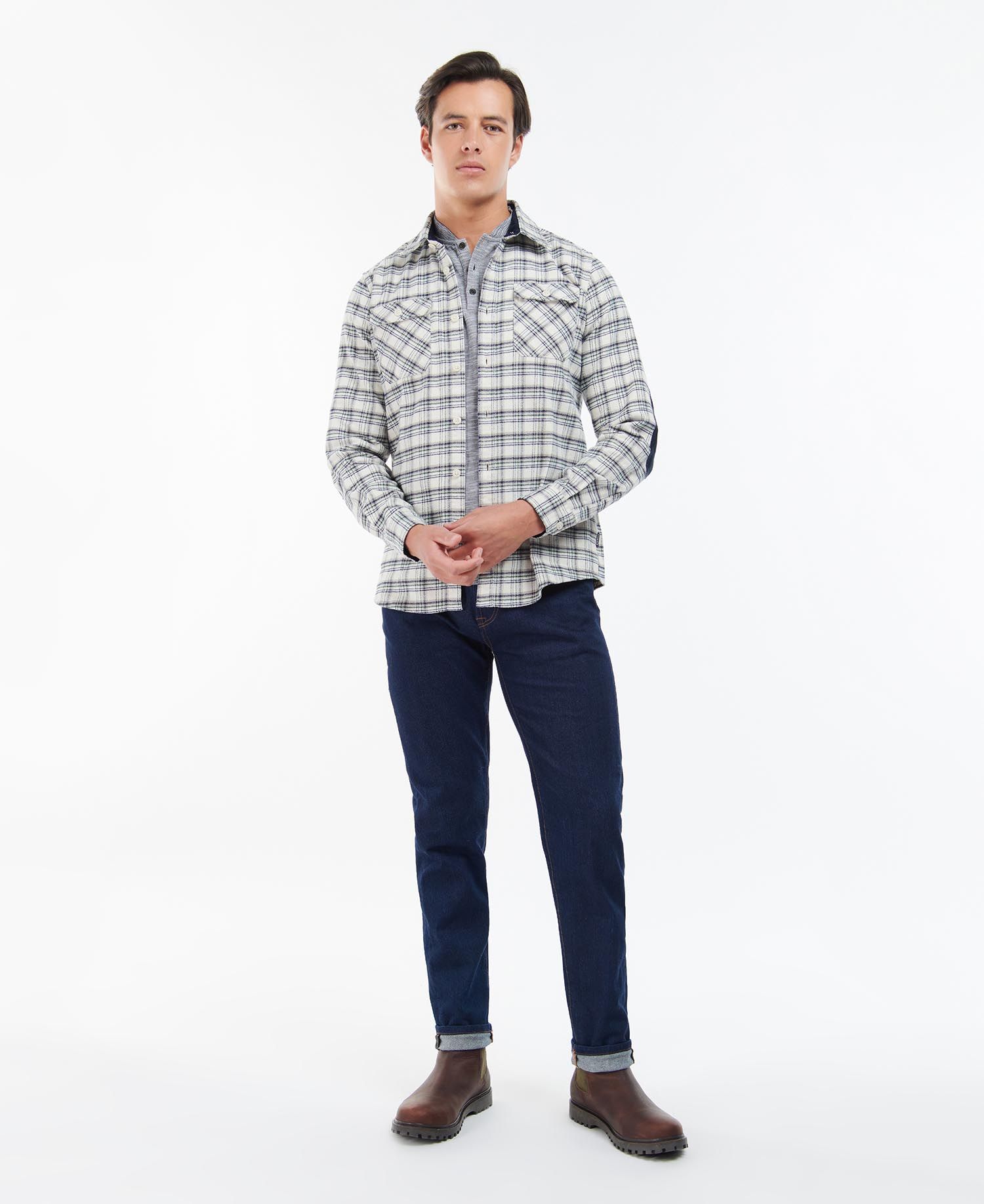 Barbour Winter Work Men's Shirts White | 628704-XYG