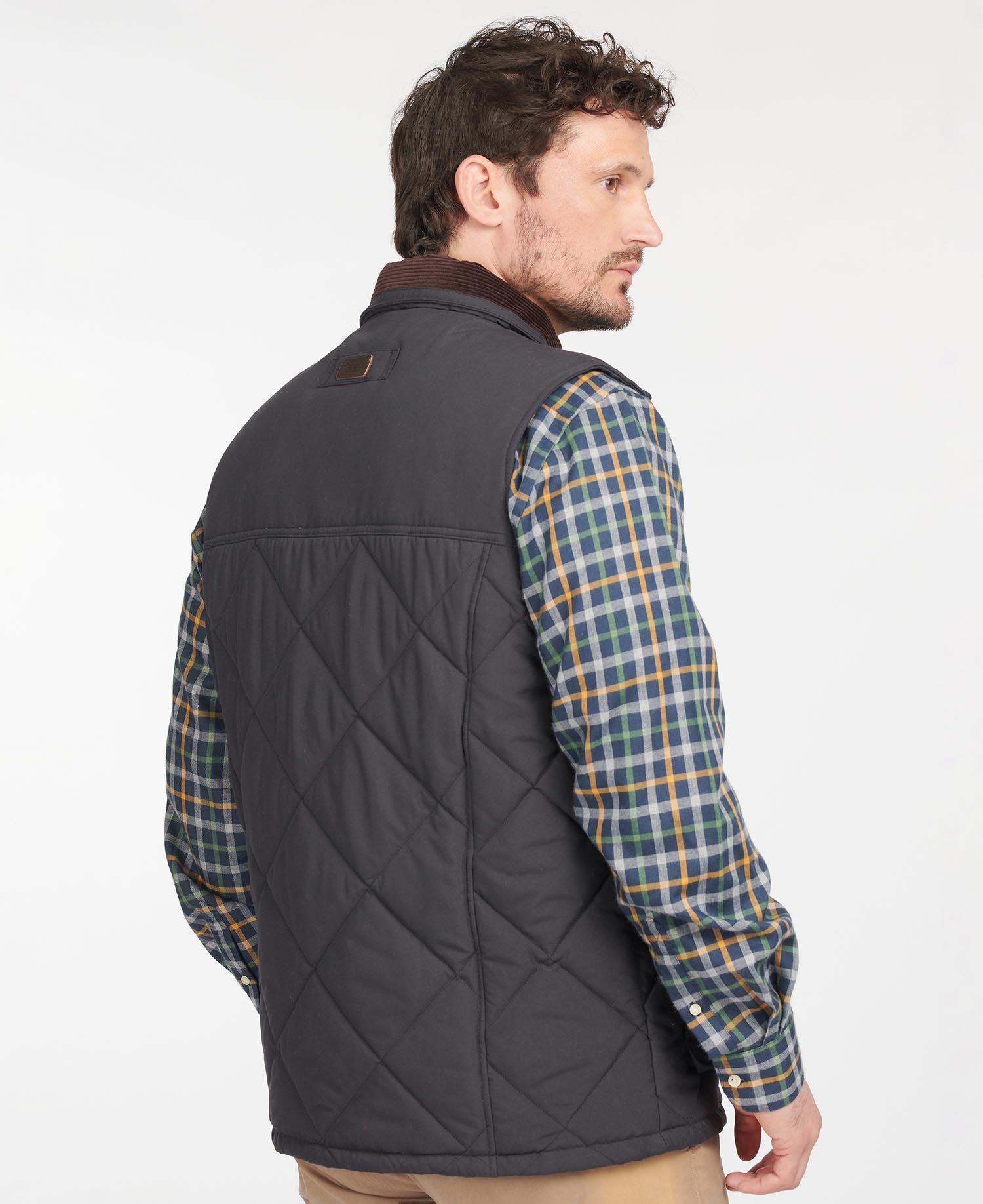 Barbour Winterdale Men's Vest Navy | 823465-OWS