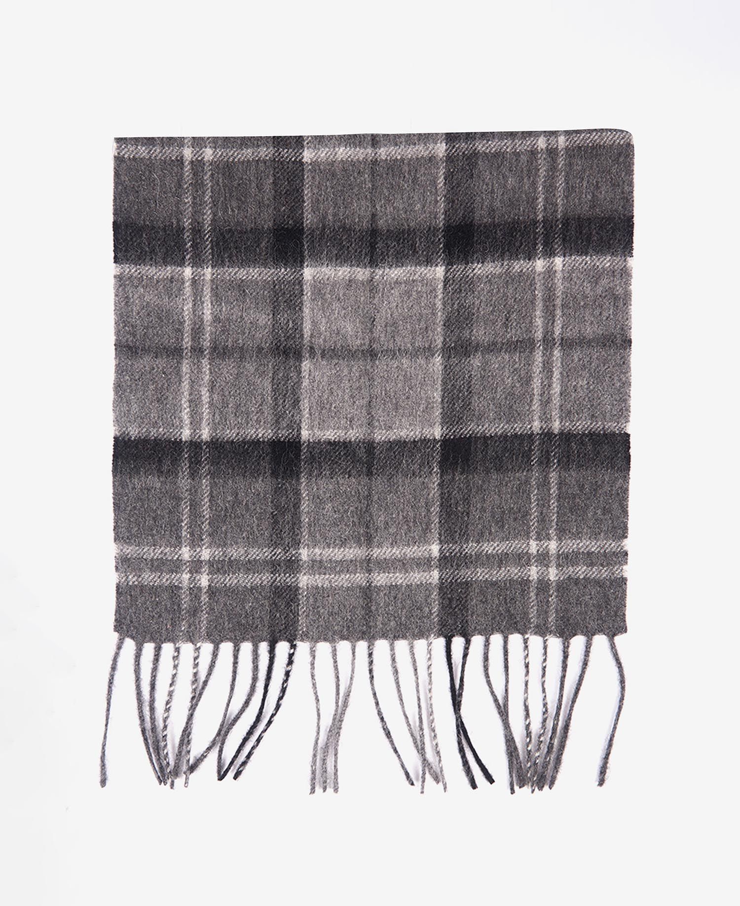 Barbour Wool & Cashmere Tartan Men's Scarves Grey | 598734-LSI