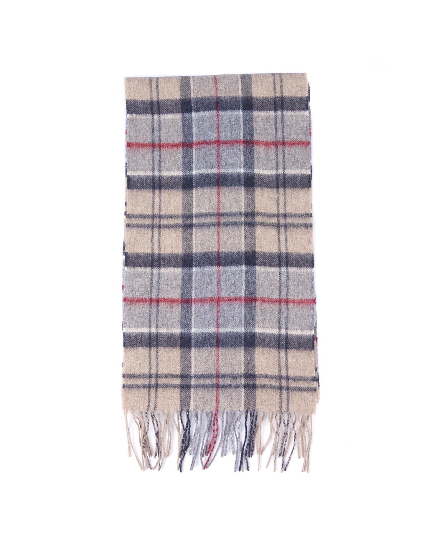 Barbour Wool & Cashmere Tartan Men's Scarves Black / Grey | 610892-QZY