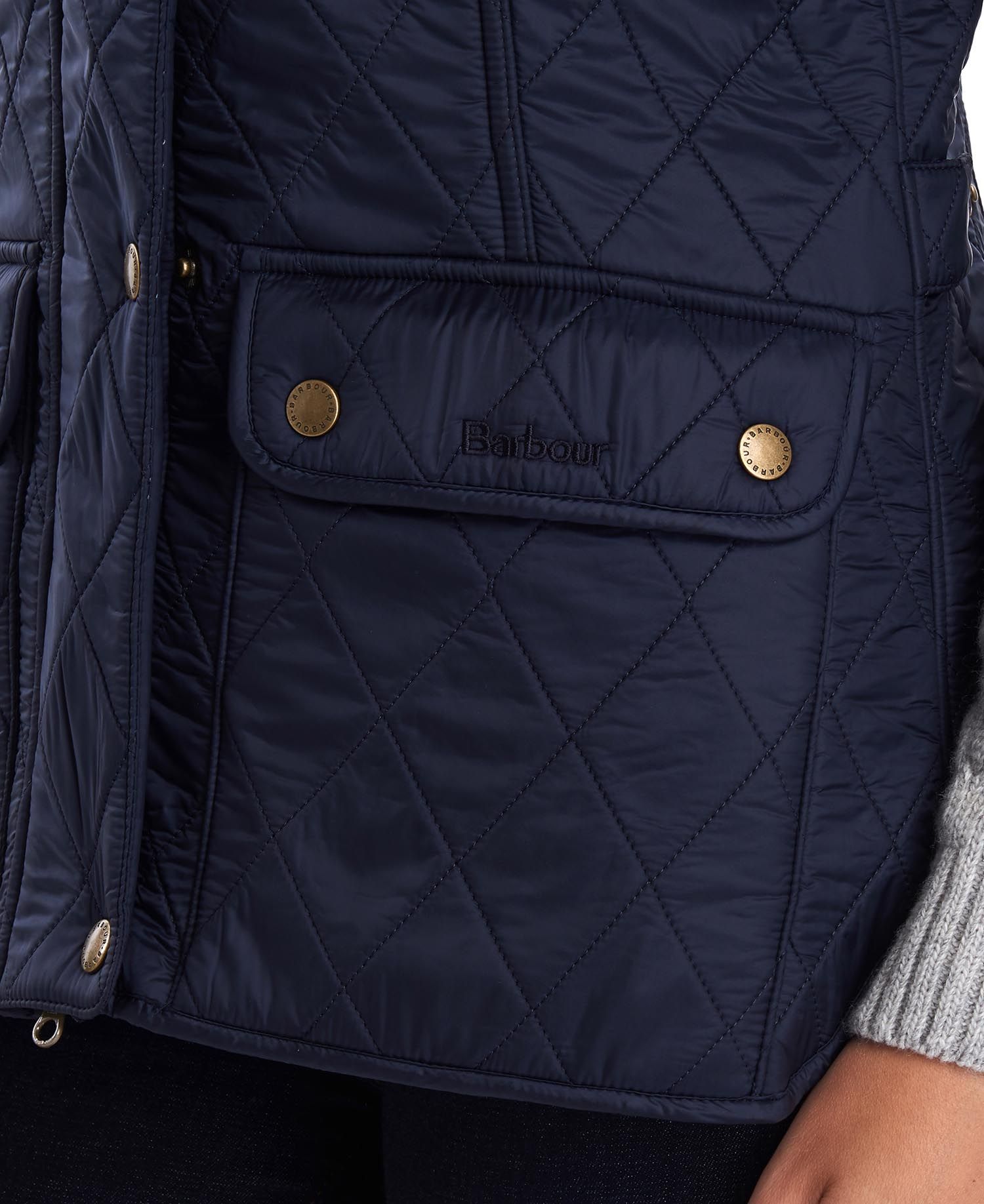 Barbour Wray Women's Vest Navy | 014756-IVL