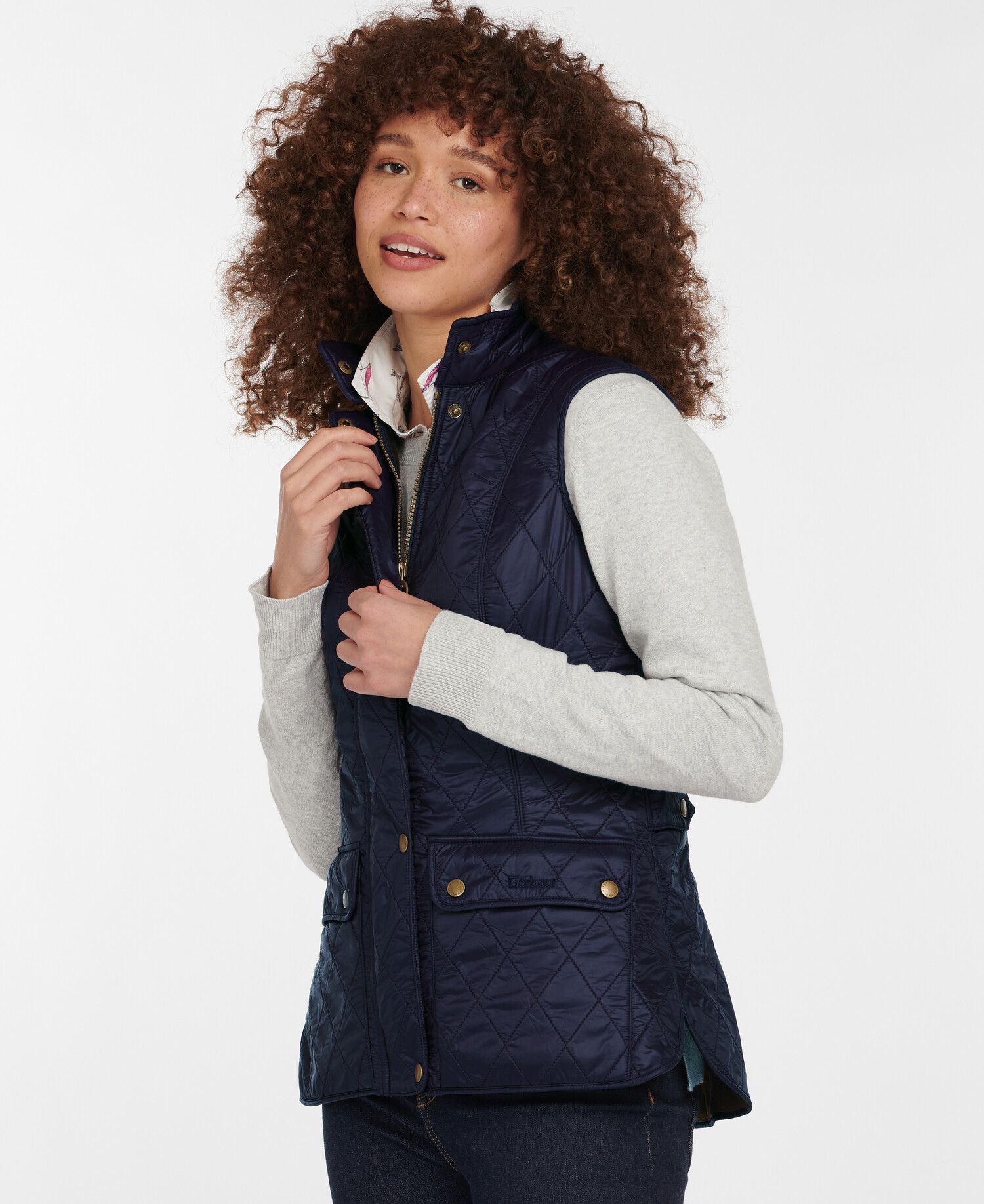 Barbour Wray Women\'s Vest Navy | 014756-IVL