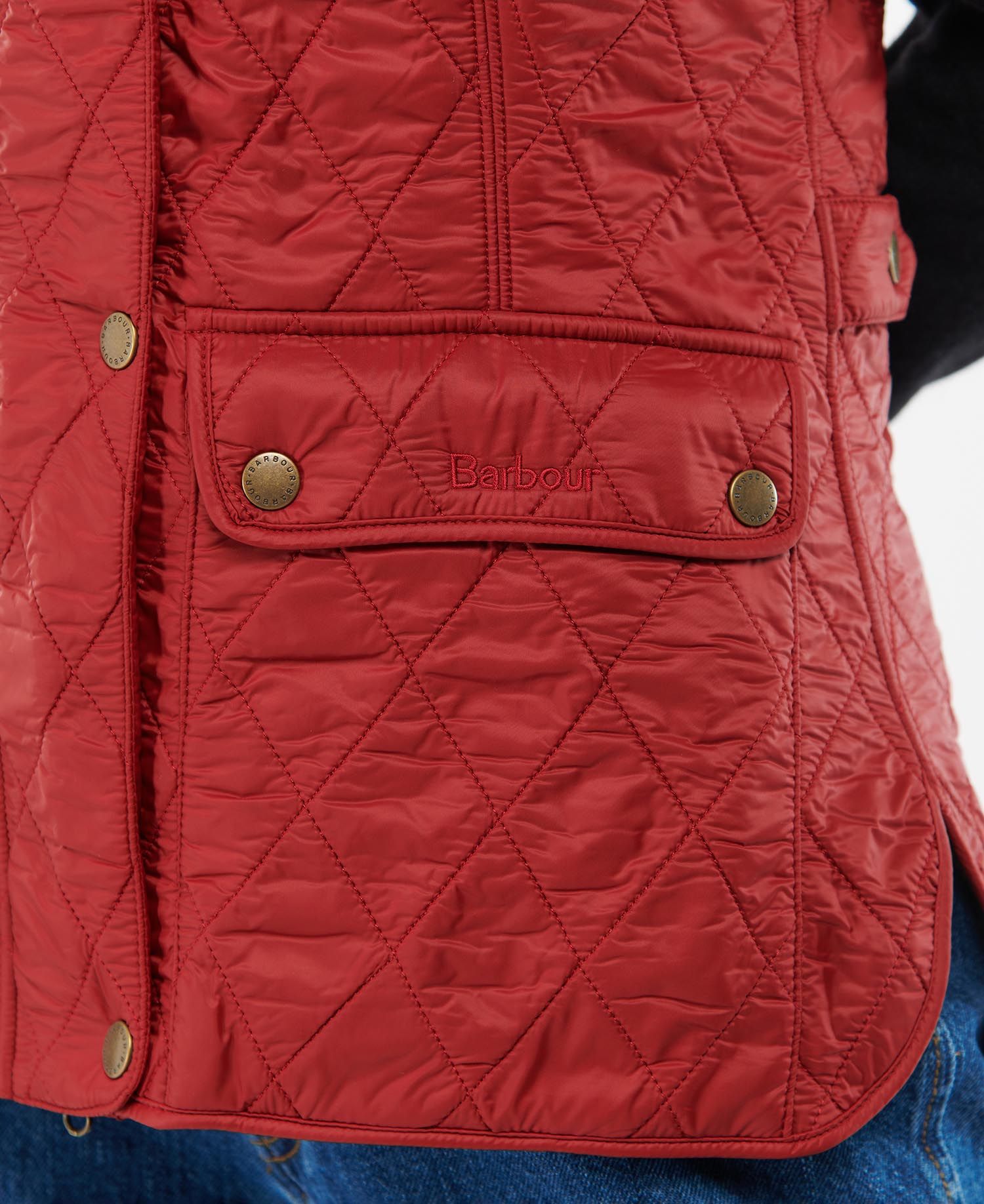 Barbour Wray Women's Vest Red | 127580-ZXV