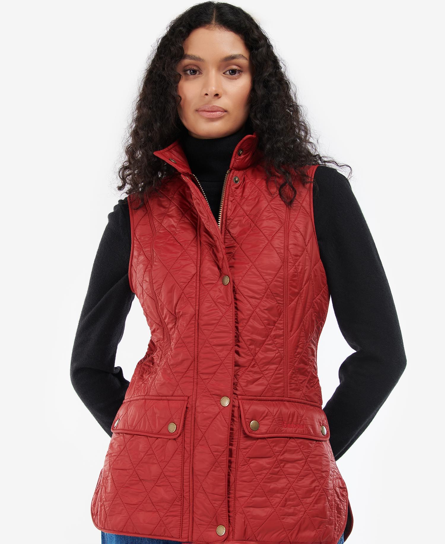 Barbour Wray Women\'s Vest Red | 127580-ZXV