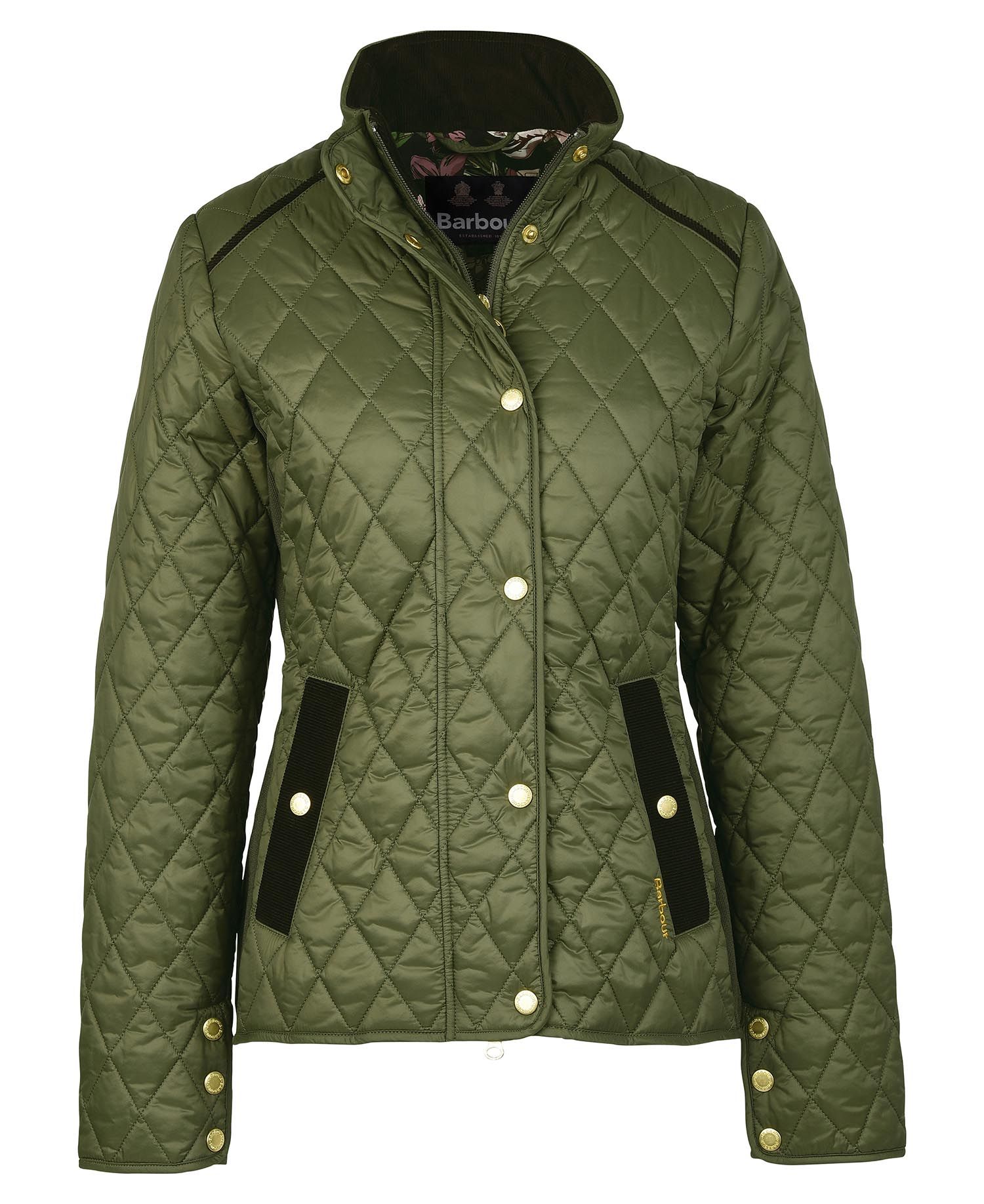 Barbour Yarrow Women's Quilted Jackets Olive | 761804-DQI