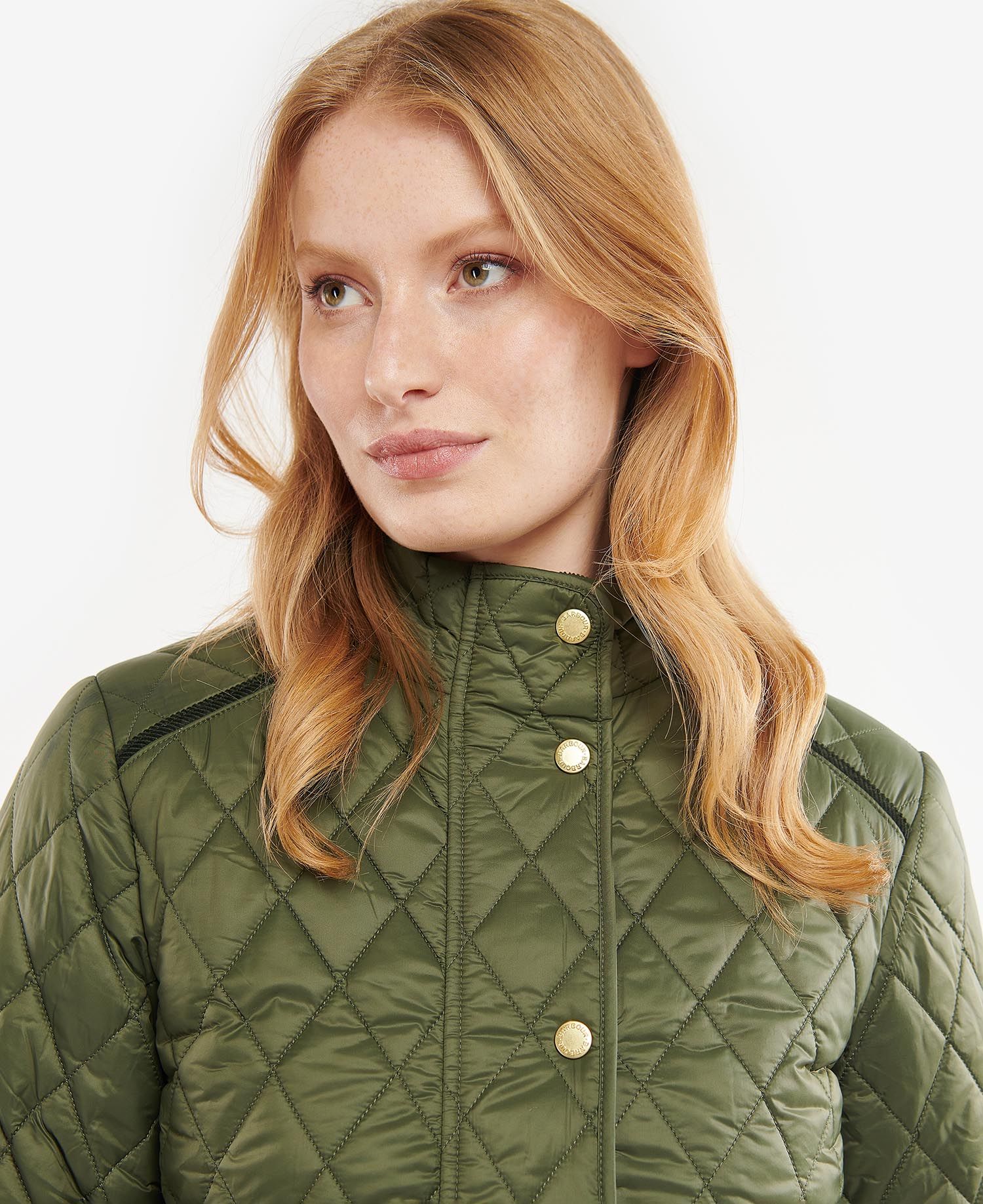 Barbour Yarrow Women's Quilted Jackets Olive | 761804-DQI