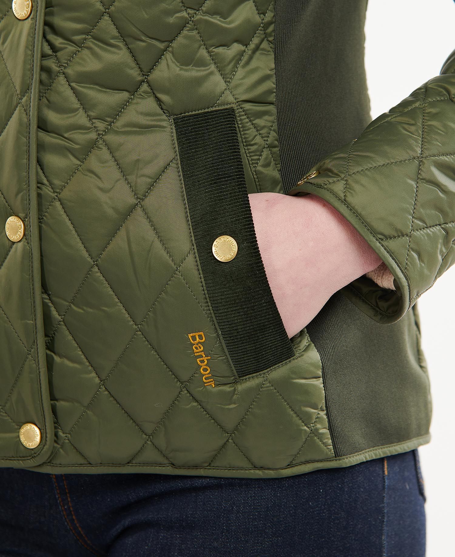 Barbour Yarrow Women's Quilted Jackets Olive | 761804-DQI