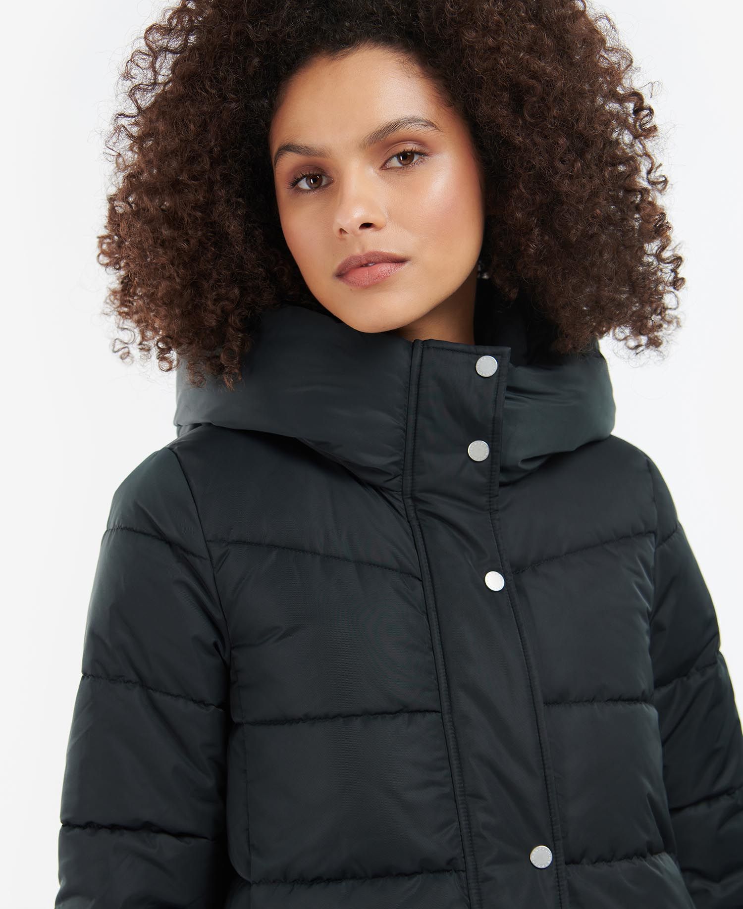 Barbour Zenia Women's Quilted Jackets Black | 926014-CRB