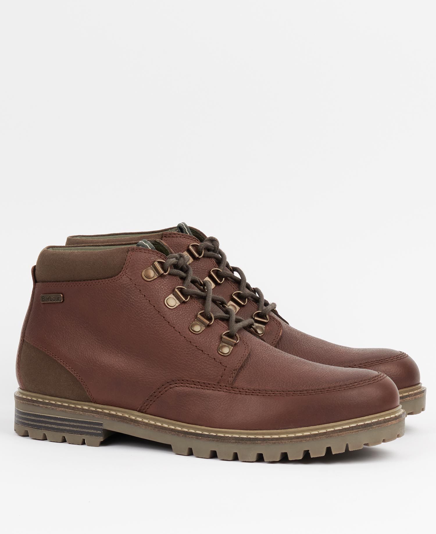 Barbour fenton Men's Boots Burgundy | 659370-PFI