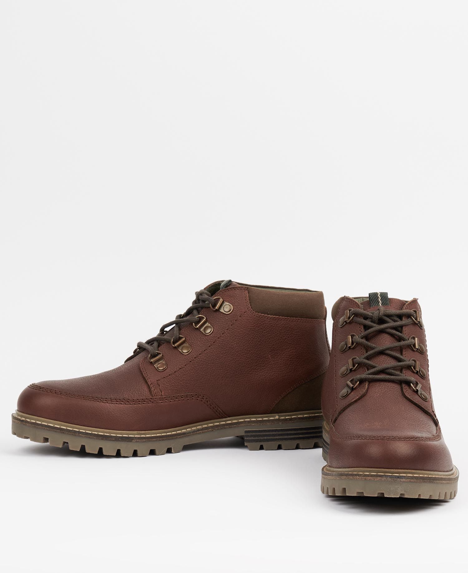 Barbour fenton Men's Boots Burgundy | 659370-PFI